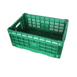 plastic foldable crate heavy duty storage vegetable crates collapsible plastic crate