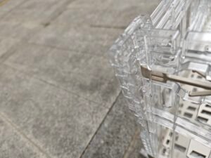 605x405x330mm collapsible storage basket with wheels | multi purpose stackable organizer