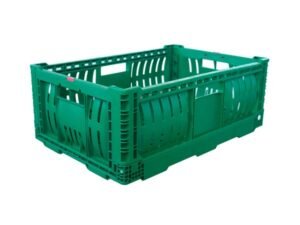 40L mesh plastic foldable crate 600x400x220mm